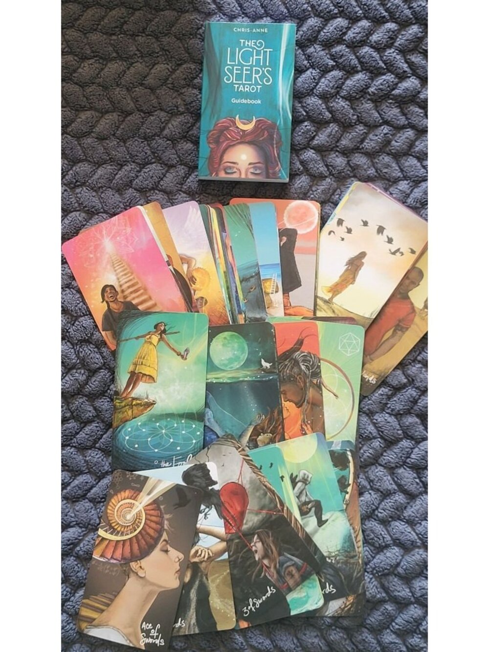 The Light Seers Tarot Deck & Guidebook By Chris-Anne 78 Cards NEW